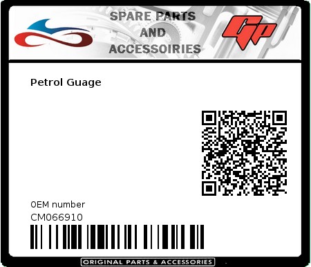 Product image: Derbi - CM066910 - Petrol Guage 