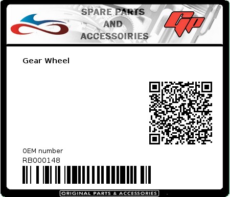 Product image: Derbi - RB000148 - Gear Wheel  0