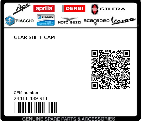 Product image: Sym - 24411-439-911 - GEAR SHIFT CAM  0