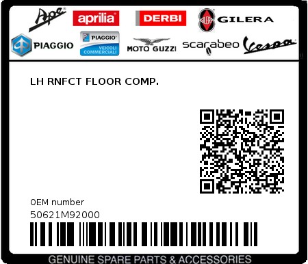 Product image: Sym - 50621M92000 - LH RNFCT FLOOR COMP. 