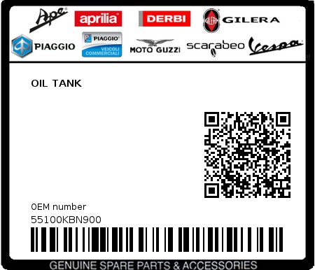 Product image: Sym - 55100KBN900 - OIL TANK 