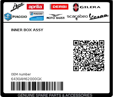 Product image: Sym - 6430AM62000GK - INNER BOX ASSY  0