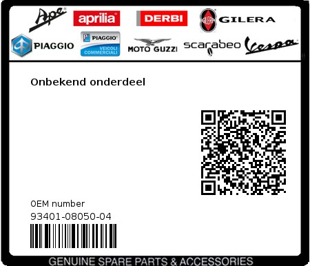 Product image: Sym - 93401-08050-04 - Onbekend onderdeel 