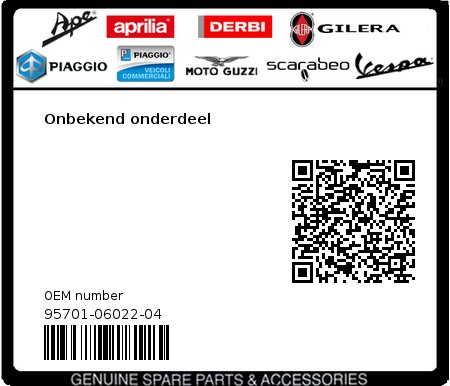 Product image: Sym - 95701-06022-04 - Onbekend onderdeel 