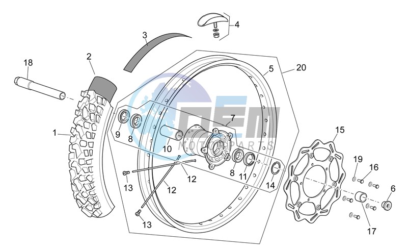 Front wheel