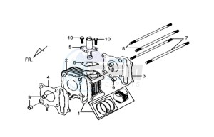 MIO 50 drawing CYLINDER / GASKETS