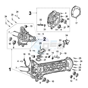 FOX GSX EU1 drawing CRANKCASE