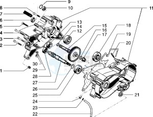 Eaglet automatic 50 drawing Crankcase