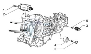 Granturismo 125 L drawing Electric starter-damper pulley