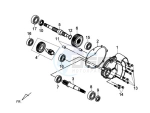 GTS 125 EFI drawing MISSION COVER COUNTER SHAFT