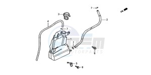 ST1100A drawing RESERVE TANK (ST1100L/M/N/P/R)