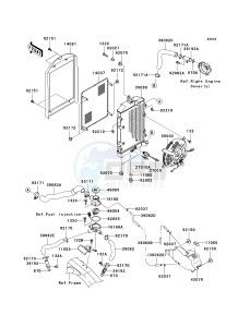 VN 1600 G [VULCAN 1600 NOMAD] (6F) G6F drawing RADIATOR