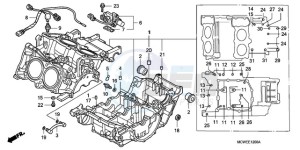 VFR8009 Australia - (U / MME) drawing CRANKCASE