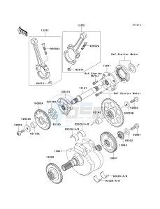 VN 1600A A[VULCAN 1600 CLASSIC] (A1-A3) [VULCAN 1600 CLASSIC] drawing CRANKSHAFT-- A2_A3- -