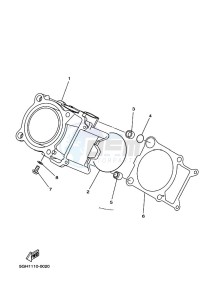 YFM450FWBD KODIAK 450 (B5R1) drawing CYLINDER