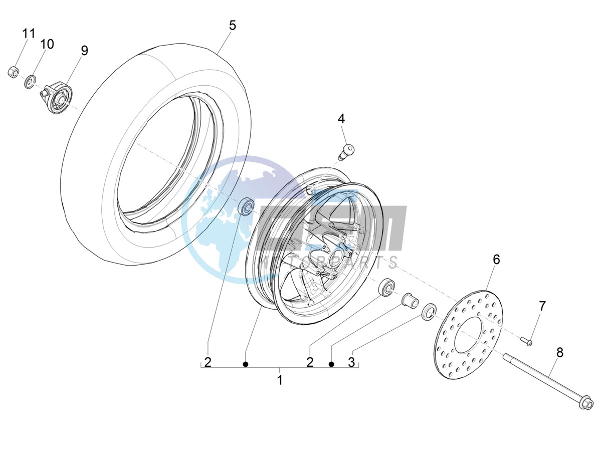 Front wheel