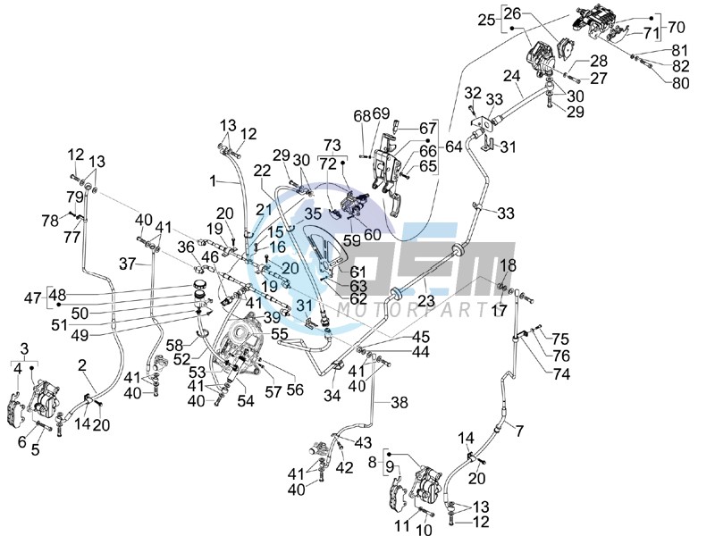 Brakes hose  - Calipers