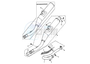 WR F 400 drawing EXHAUST