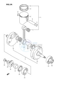 RM250 (E2) drawing CRANKSHAFT (MODEL R S)