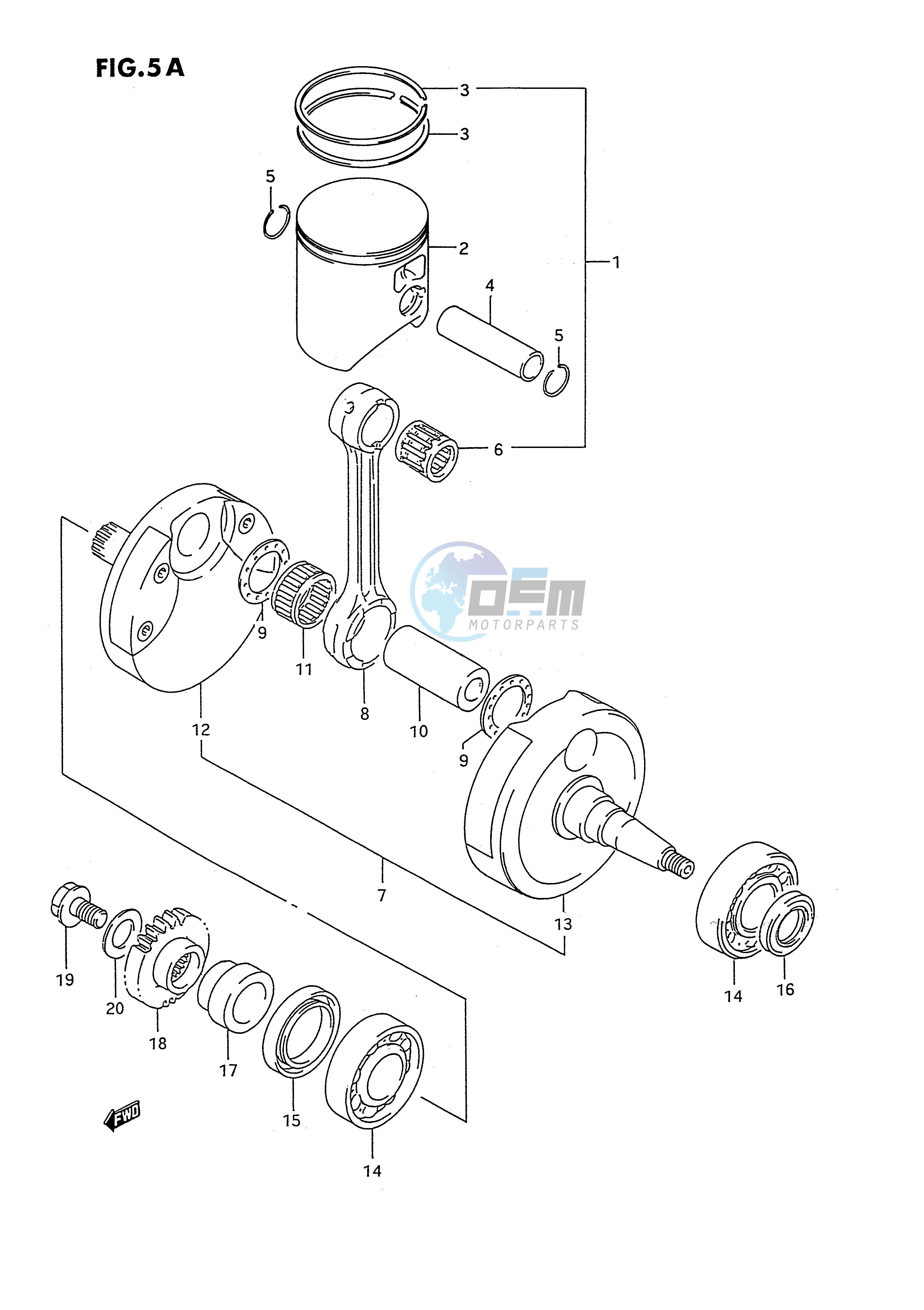 CRANKSHAFT (MODEL R S)