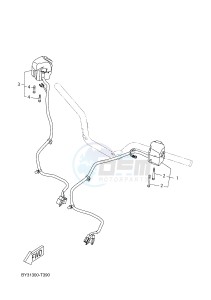 CZD300-A X-MAX 300 (BY31 BY31 BY31 BY31 BY31) drawing HANDLE SWITCH & LEVER