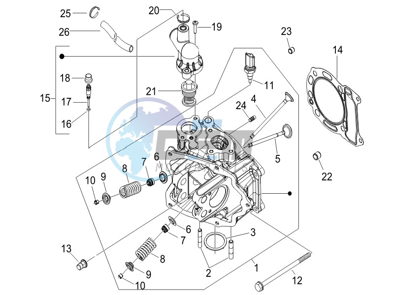 Cilinder head unit - Valve