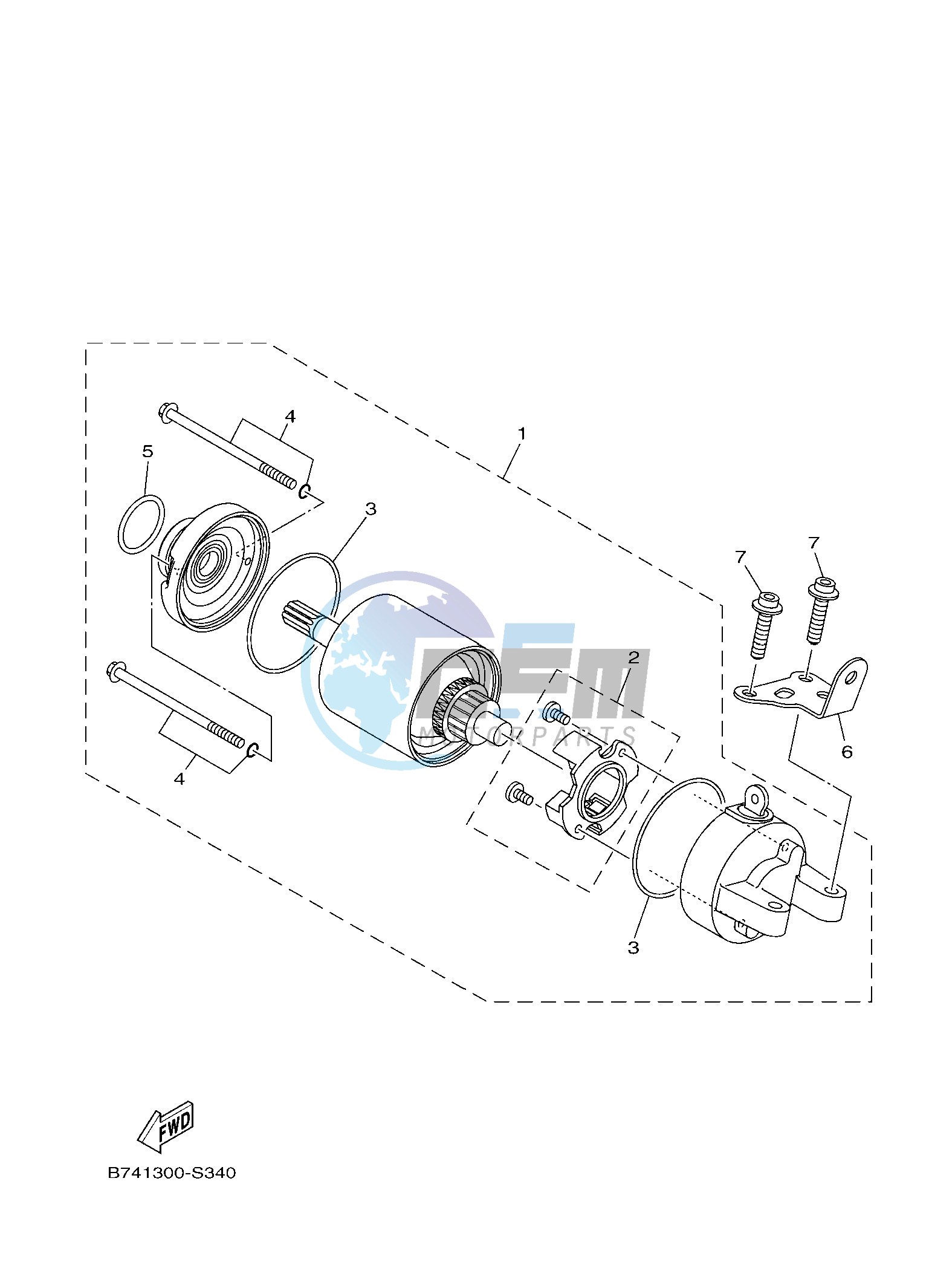 STARTING MOTOR