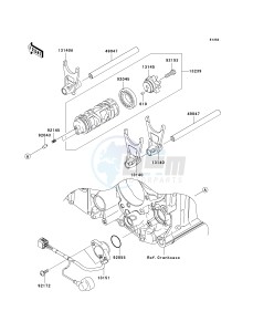 ZG 1400 B [CONCOURS 14] (8F-9F) B9F drawing GEAR CHANGE DRUM_SHIFT FORK-- S- -