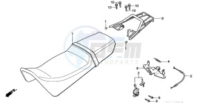 NSR50S drawing SEAT