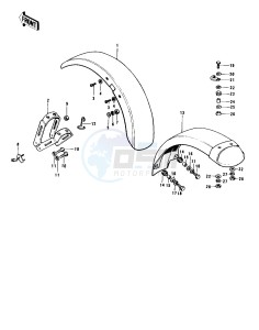 S3 A [MACH II] (A) 400 [MACH II] drawing FENDERS -- 73-74 S3_S3-A- -