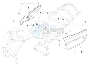 California 1400 Touring ABS 1380 drawing Central body