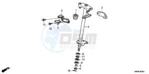 TRX250XD TRX250X Australia - (U) drawing STEERING SHAFT