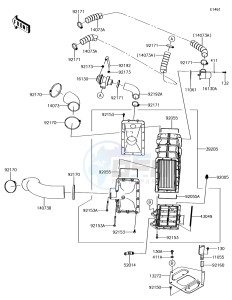 JET SKI ULTRA 310X JT1500LHF EU drawing Inter Cooler