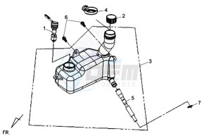 JET 4 R50 NAKED drawing OIL TANK