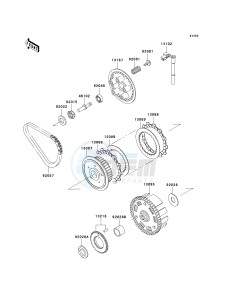 EX 500 D [NINJA 500R] (D6F-D9F) D8F drawing CLUTCH