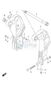 DF 40A drawing Clamp Bracket