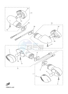 YZF-R1D 1000 (1KBV) drawing FLASHER LIGHT