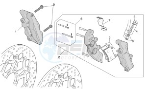 Stelvio 1200 1200 drawing Front brake caliper