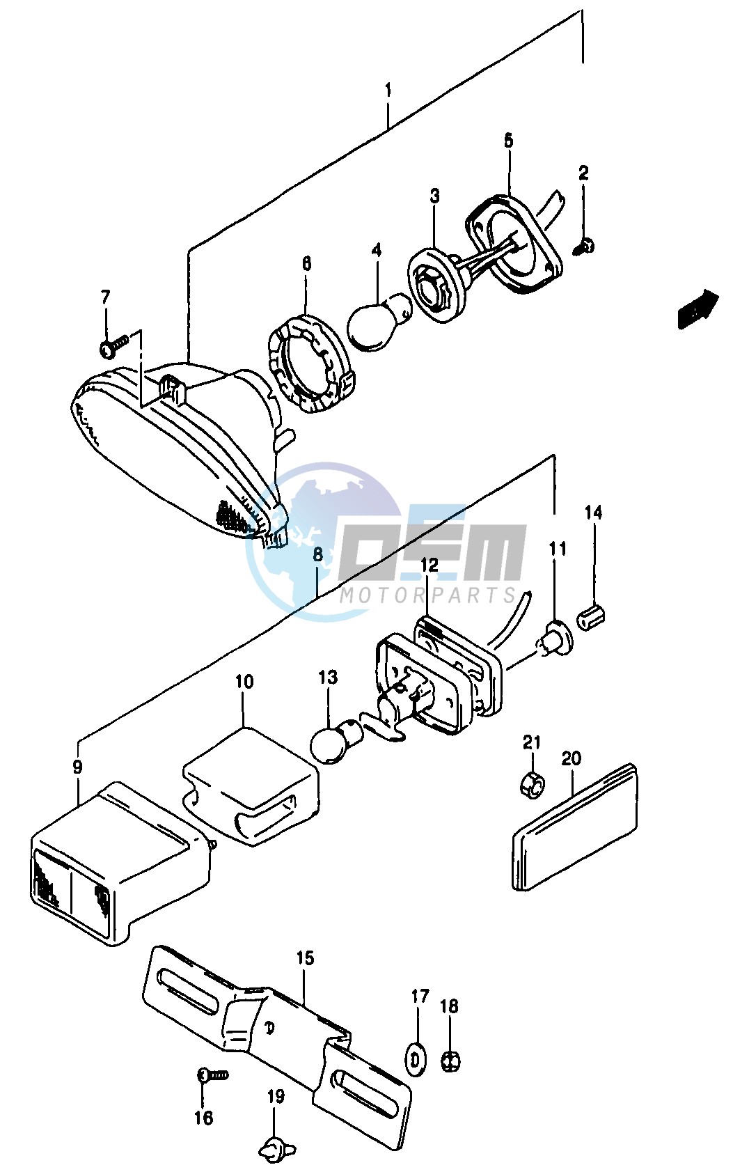 REAR COMBINATION LAMP