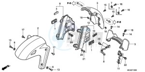 GL18009 Europe Direct - (ED / AB NAV) drawing FRONT FENDER