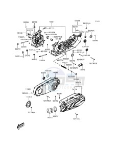 J300 ABS SC300BEF XX (EU ME A(FRICA) drawing Crankcase