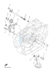 WR250R (32DN) drawing OIL PUMP