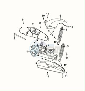 E-XPRO (EH4LW2-EU) (M0) drawing REAR FORK