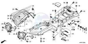 TRX500FE1F TRX500F Europe Direct - (ED) drawing FRONT FENDER