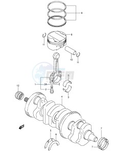 GSX1300R (E2) Hayabusa drawing CRANKSHAFT