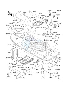 JT 1100 B [1100 STX] (B1-B2) [1100 STX] drawing HULL -- JT1100-B2- -