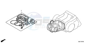 CRF50FE CRF50F Europe Direct - (ED) drawing GASKET KIT A