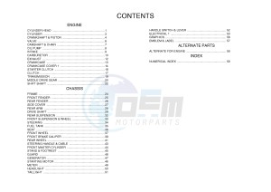 YFM350A YFM350TF GRIZZLY 350 2WD (B145) drawing .6-Content