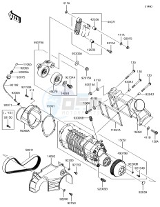 JET SKI ULTRA 310X JT1500LGF EU drawing Super Charger