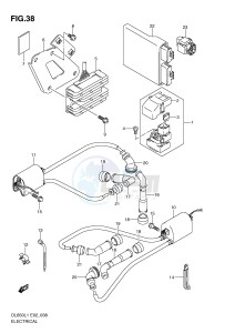 DL650 (E2) V-Strom drawing ELECTRICAL (DL650AL1 E2)